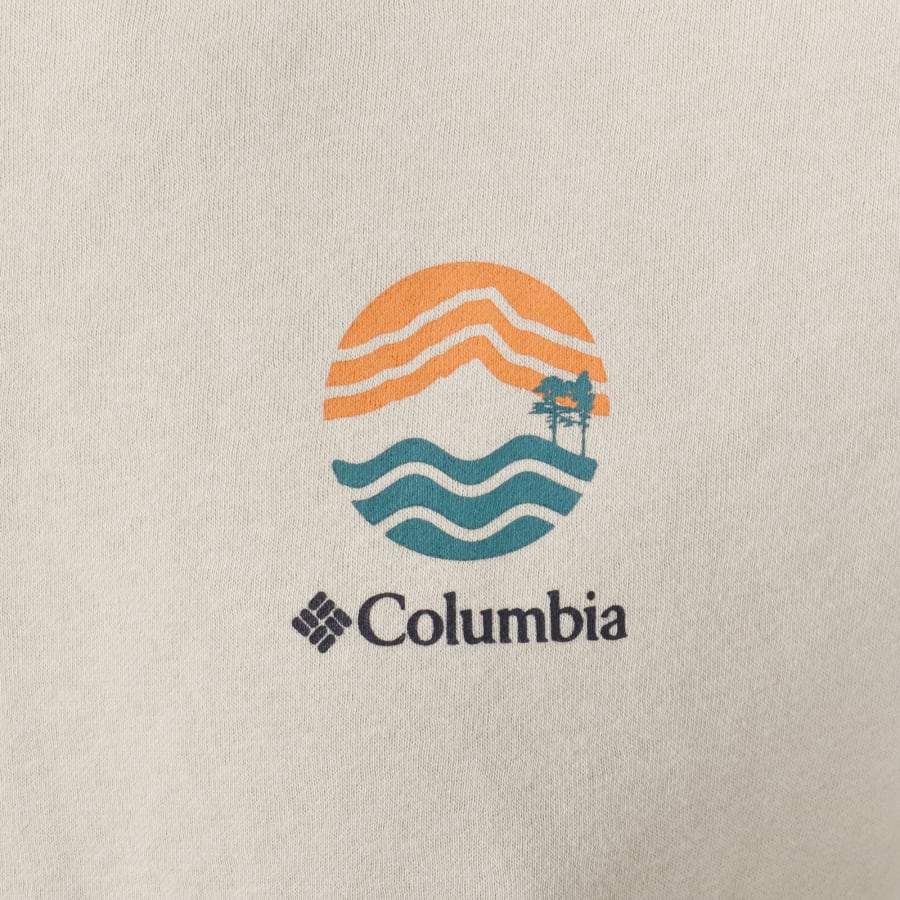 Image number 4 for Columbia Trek Graphic Hoodie Beige