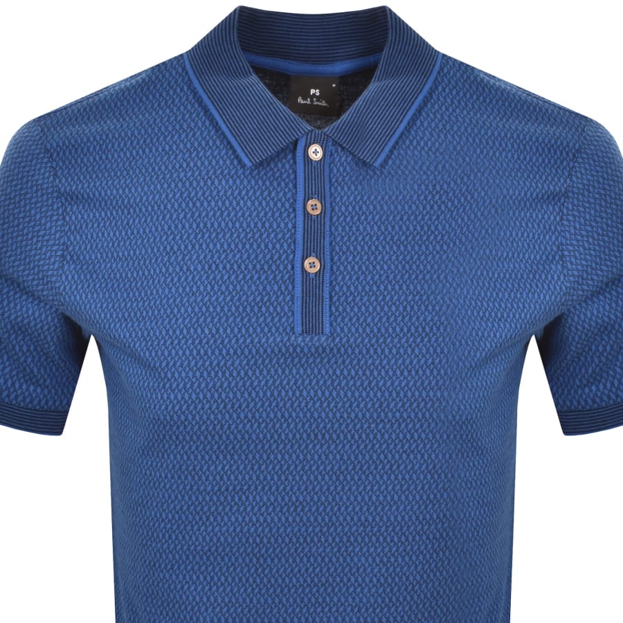 Image number 2 for Paul Smith Polo T Shirt Medium Blue