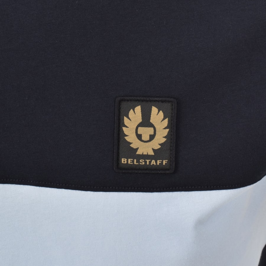 Image number 3 for Belstaff Colour Block T Shirt Blue
