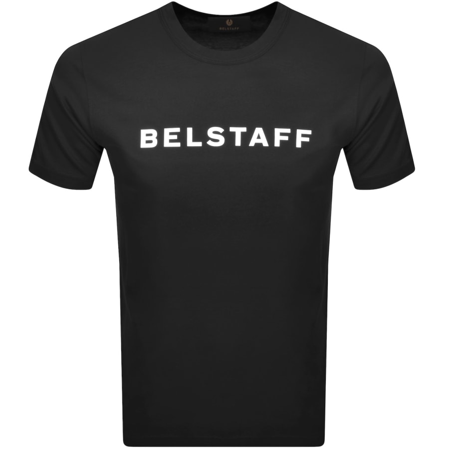 Image number 2 for Belstaff Short Sleeve Logo T Shirt Black