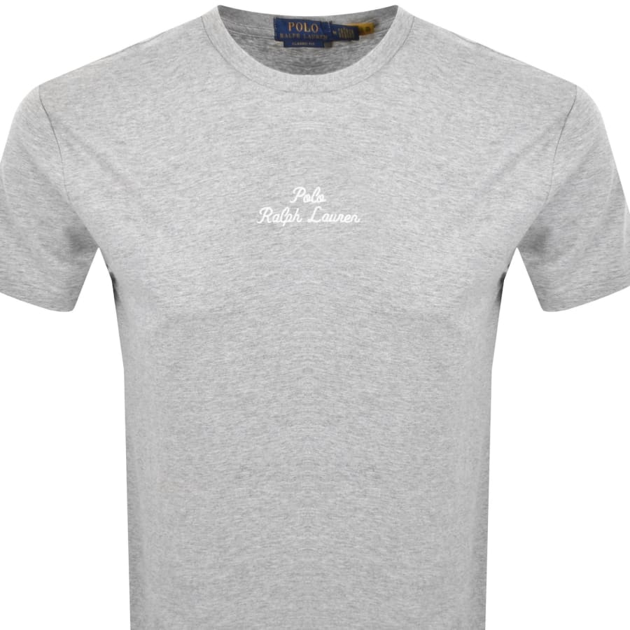 Image number 2 for Ralph Lauren Classic Fit T Shirt Heather Grey