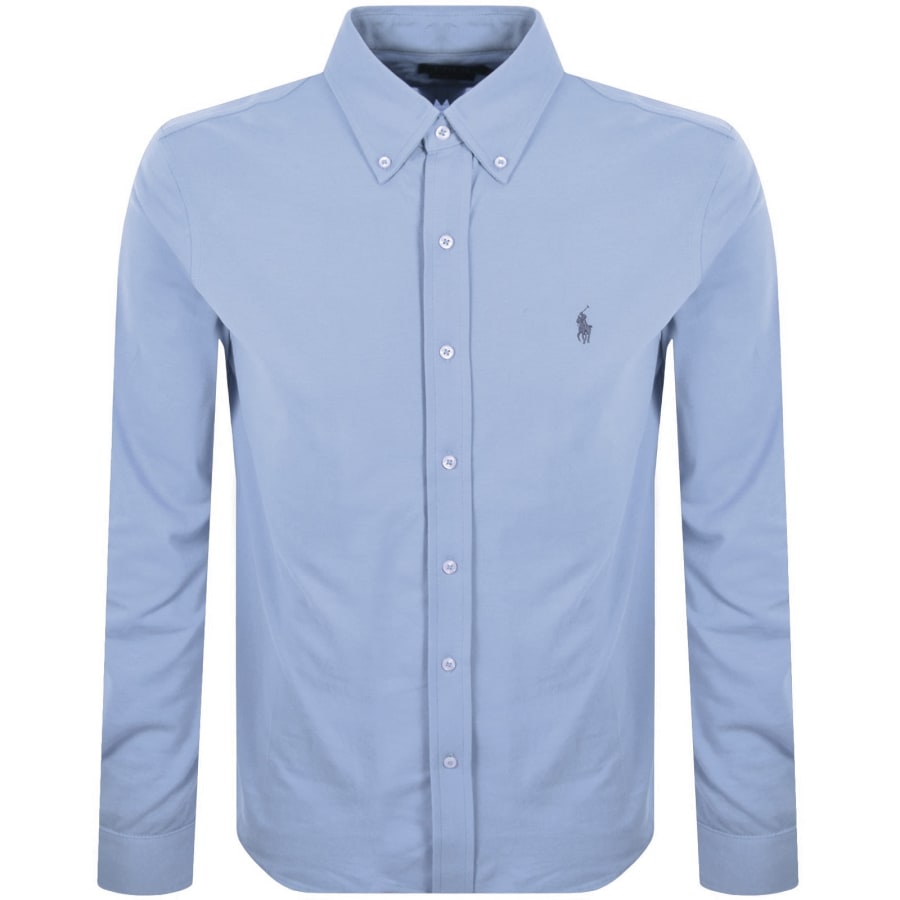 Image number 1 for Ralph Lauren Featherweight Mesh Shirt Blue