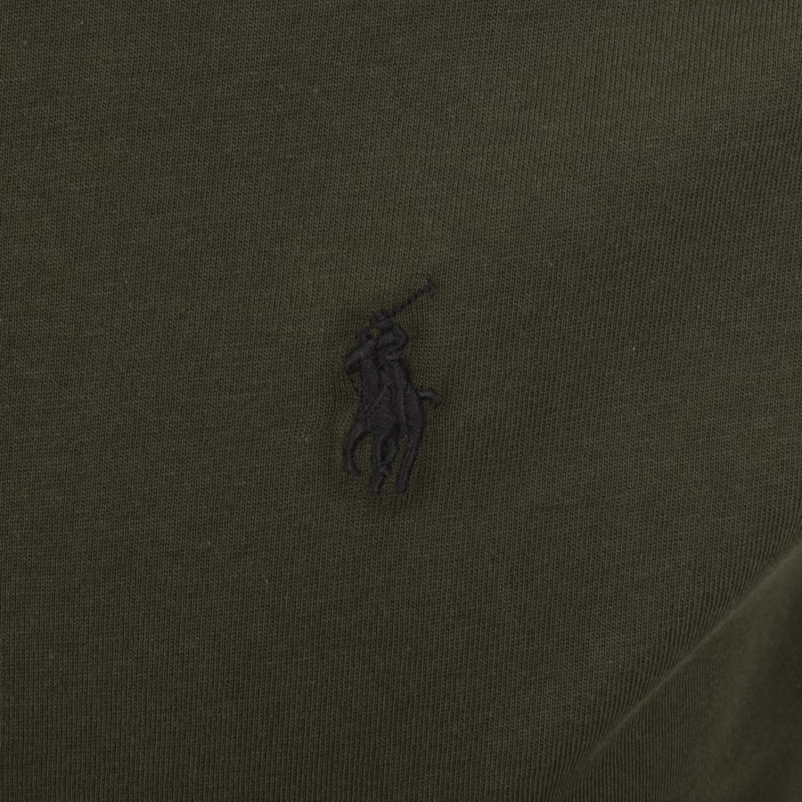 Image number 3 for Ralph Lauren Slim Fit LS T Shirt Green