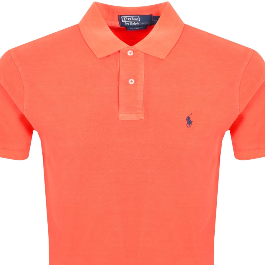 Image number 2 for Ralph Lauren Original Fit Polo Bright Orange