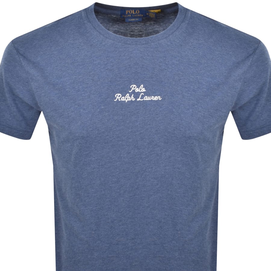 Image number 2 for Ralph Lauren Classic Fit T Shirt Blue Heather