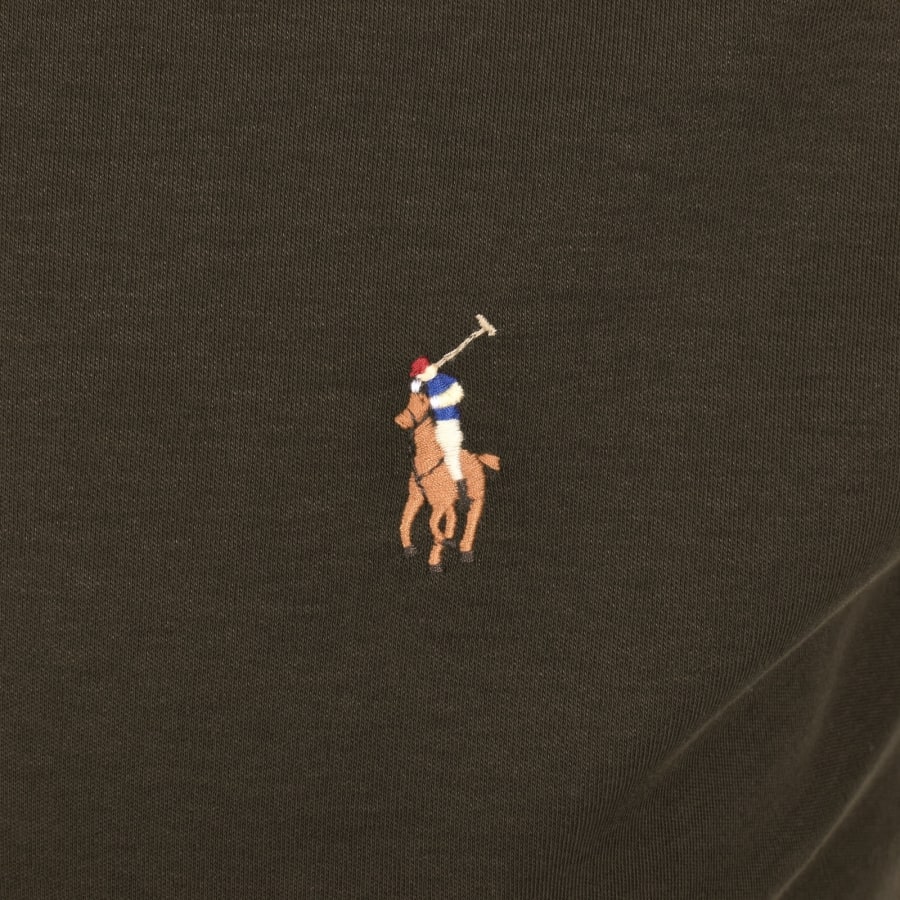 Image number 3 for Ralph Lauren Custom Slim Fit Polo Nutmeg Brown