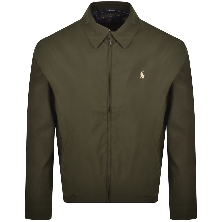 Image number 1 for Ralph Lauren Windbreaker Jacket Green
