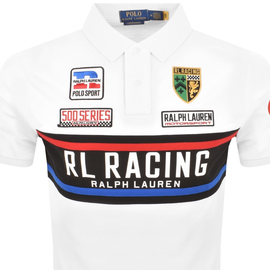 Image number 2 for Ralph Lauren Motorsport Short Sleeve Polo White