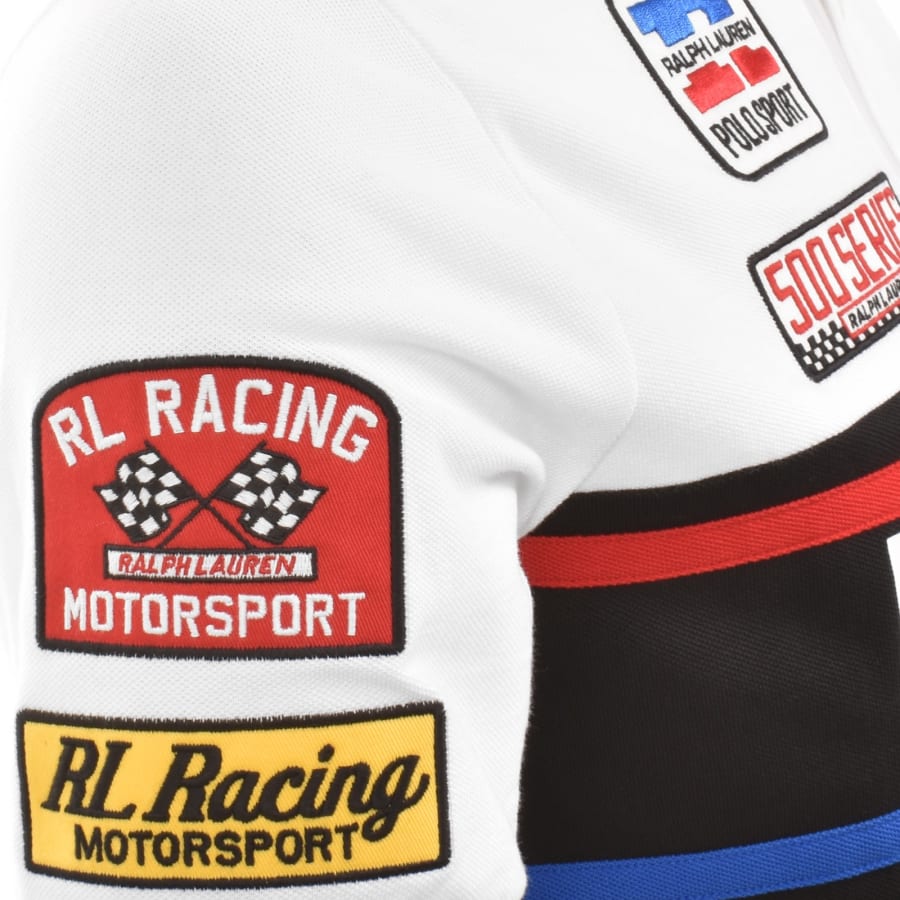 Image number 4 for Ralph Lauren Motorsport Short Sleeve Polo White