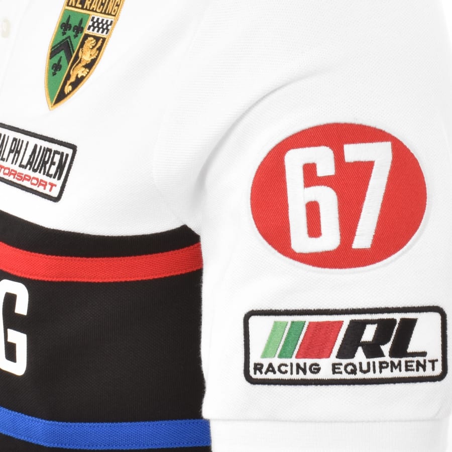 Image number 5 for Ralph Lauren Motorsport Short Sleeve Polo White