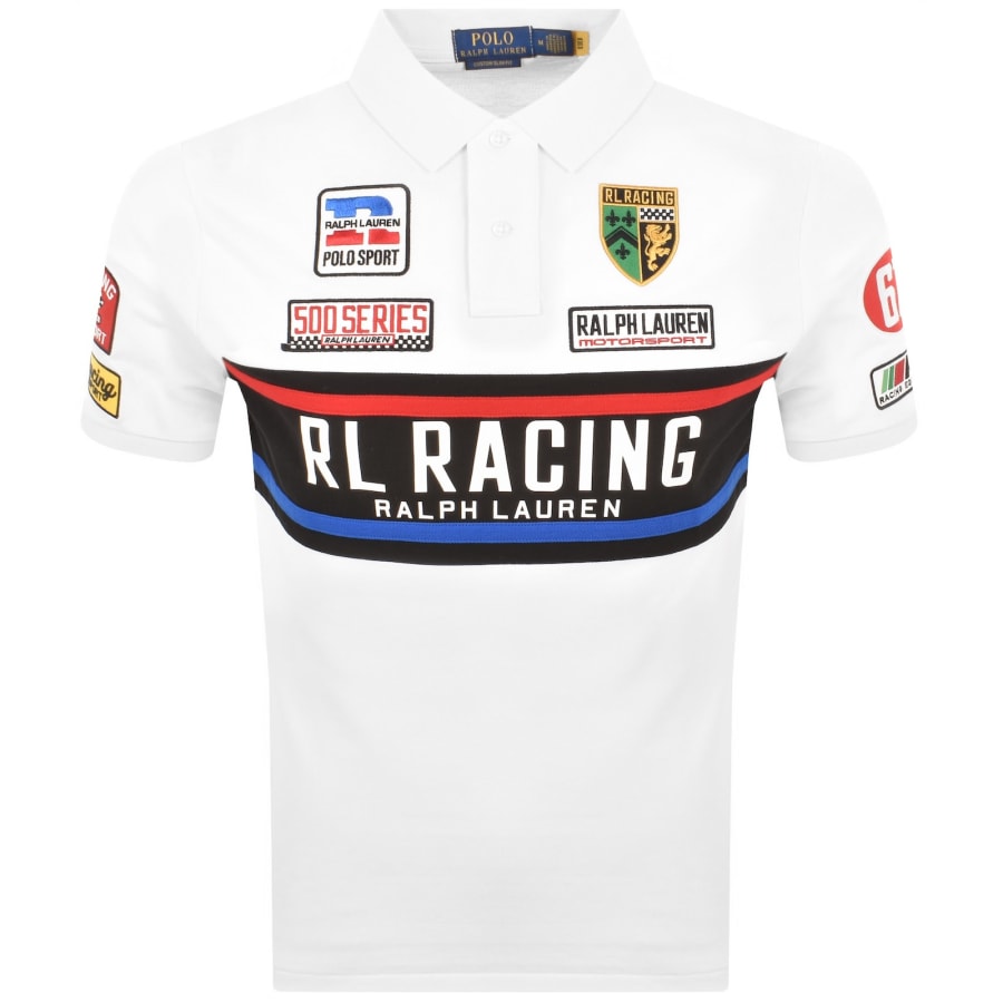 Image number 1 for Ralph Lauren Motorsport Short Sleeve Polo White