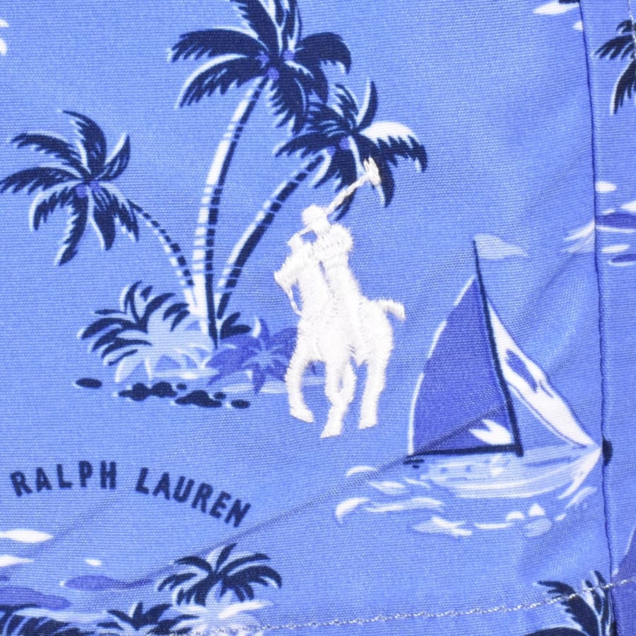 Image number 3 for Ralph Lauren Traveller Swim Shorts Blue
