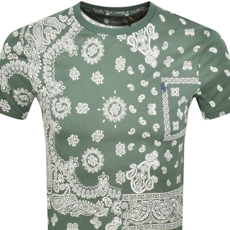 Image number 2 for Ralph Lauren Crew Neck Slim Fit T Shirt Green