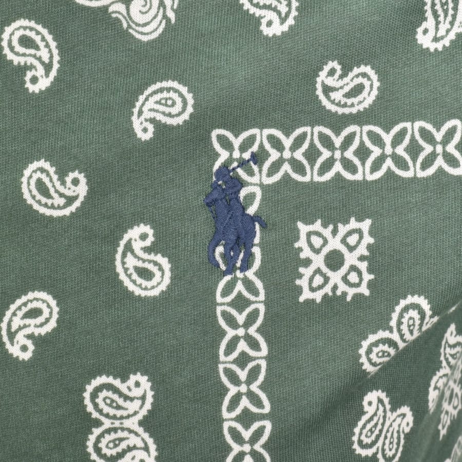 Image number 3 for Ralph Lauren Crew Neck Slim Fit T Shirt Green
