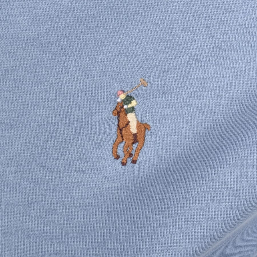 Image number 3 for Ralph Lauren Pima Crew Neck T Shirt Blue
