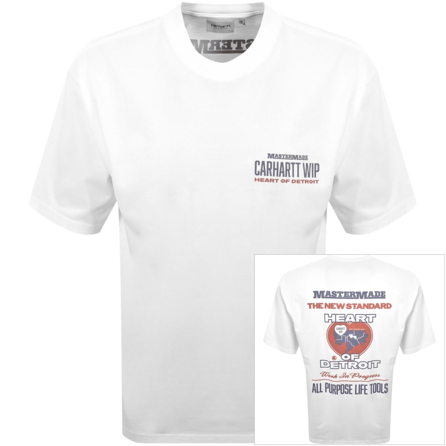Image number 1 for Carhartt WIP Arcan T Shirt White