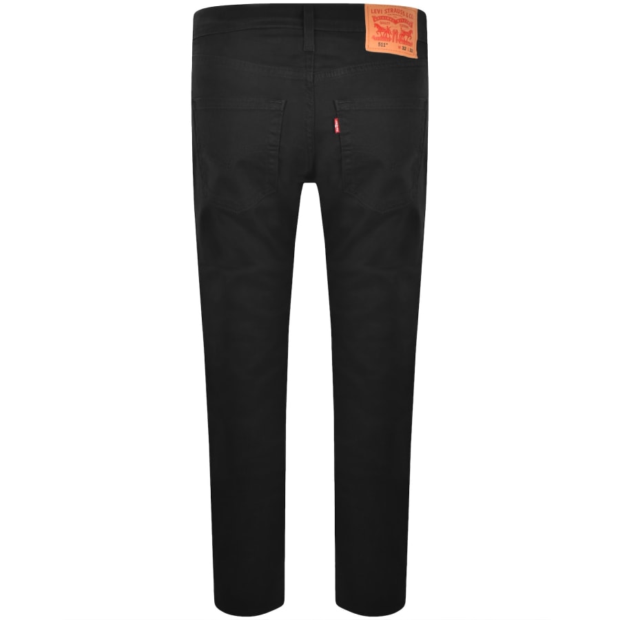 Image number 3 for Levis 511 Slim Fit All Seasons Chinos Black
