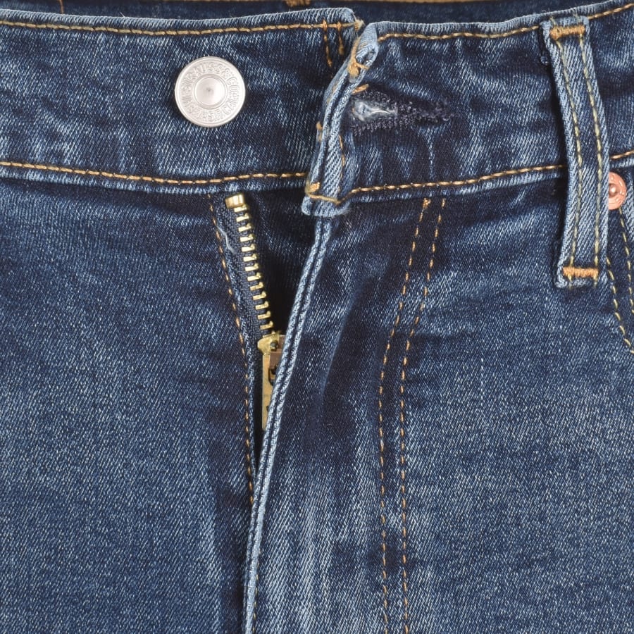 Image number 5 for Levis 502 Tapered Mid Wash Jeans Blue