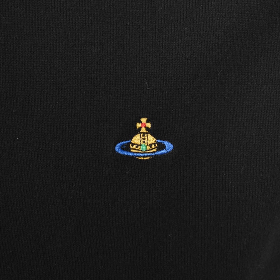 Image number 3 for Vivienne Westwood Knit Polo Black