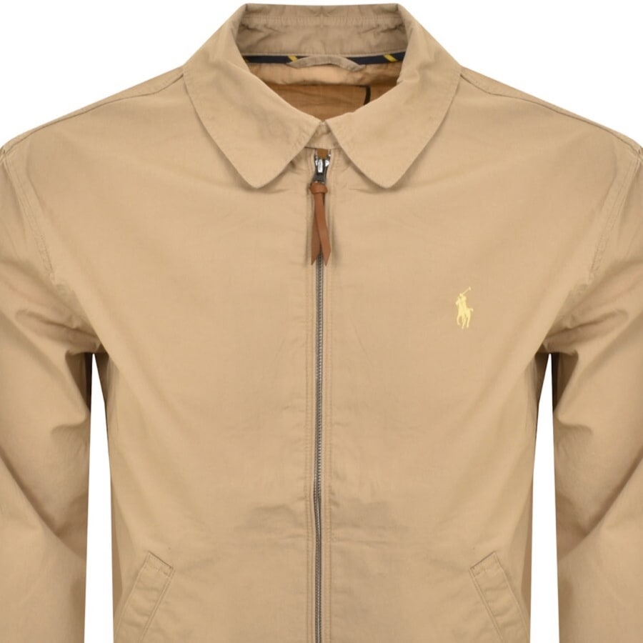 Image number 2 for Ralph Lauren Bayport Windbreaker Jacket Khaki