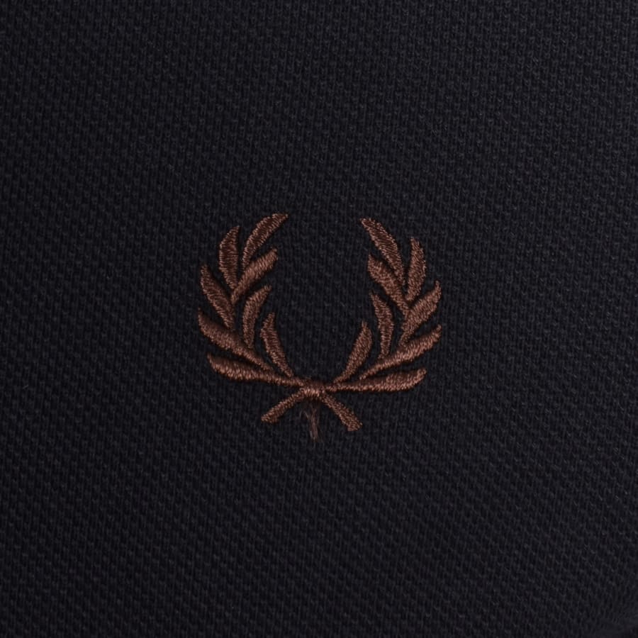 Image number 3 for Fred Perry Twin Tipped Polo T Shirt Navy