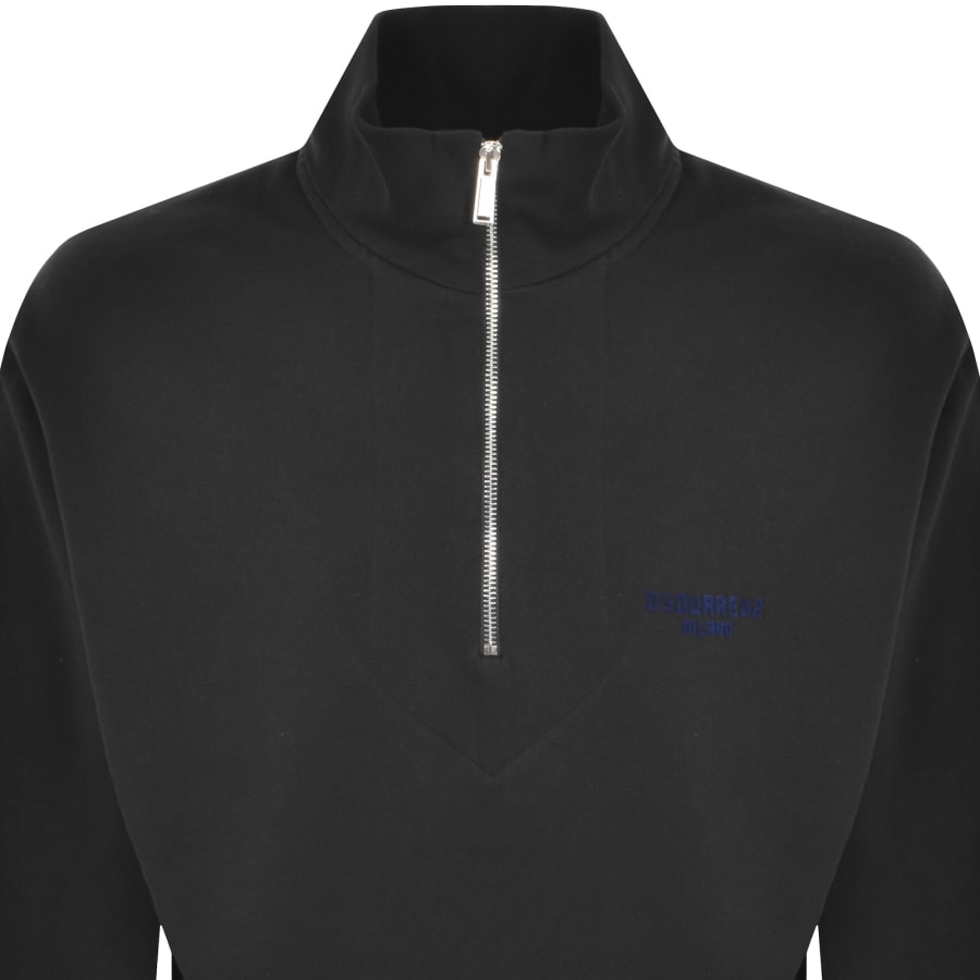 Image number 2 for DSQUARED2 Zipped Sweatshirt Black