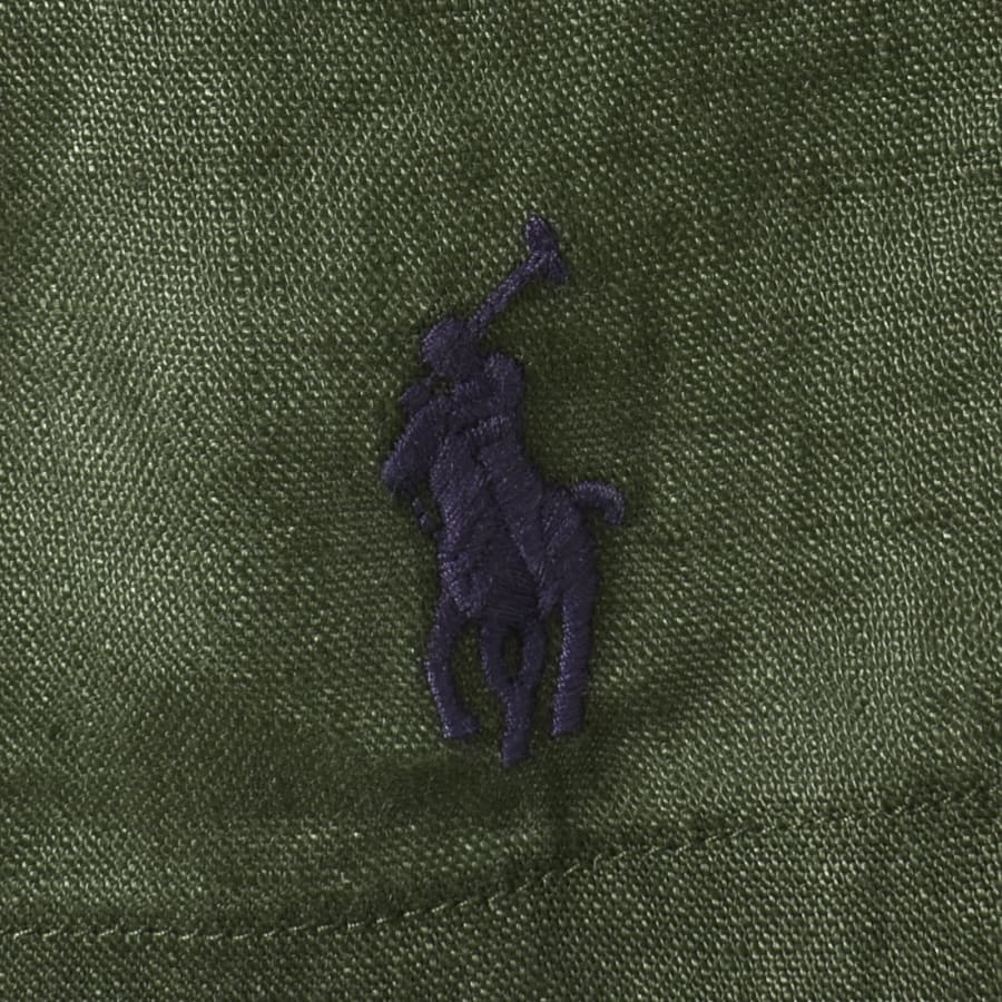 Image number 3 for Ralph Lauren Linen Prepster Shorts Green