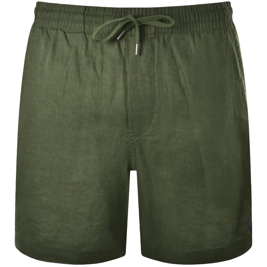 Image number 1 for Ralph Lauren Linen Prepster Shorts Green