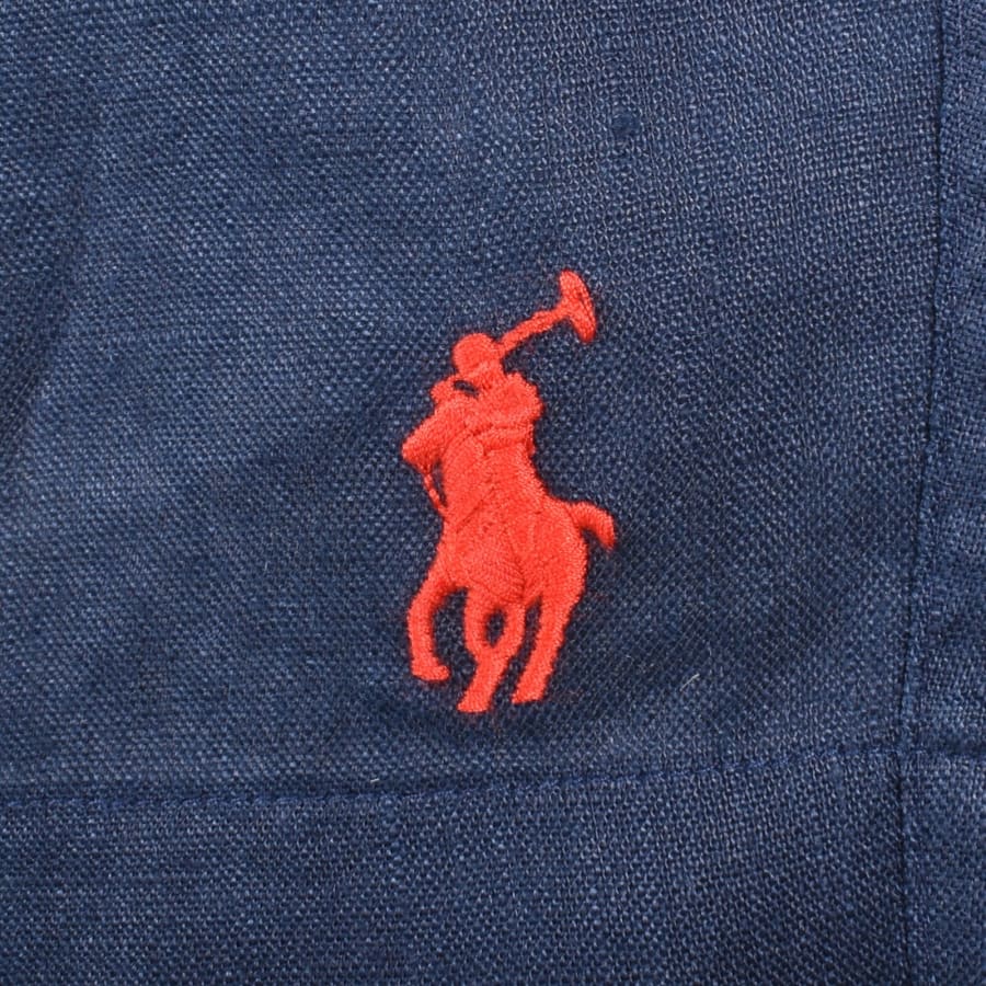 Image number 3 for Ralph Lauren Linen Prepster Shorts Blue