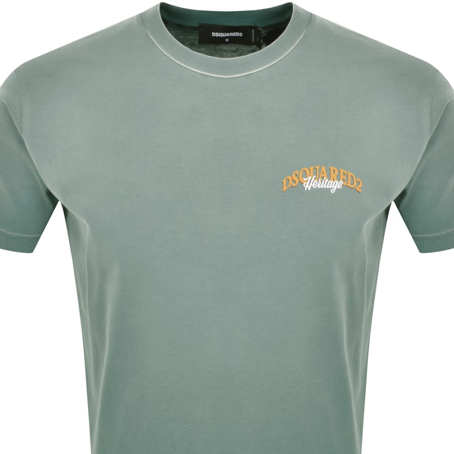 Image number 2 for DSQUARED2 Cool Fit Logo T Shirt Green