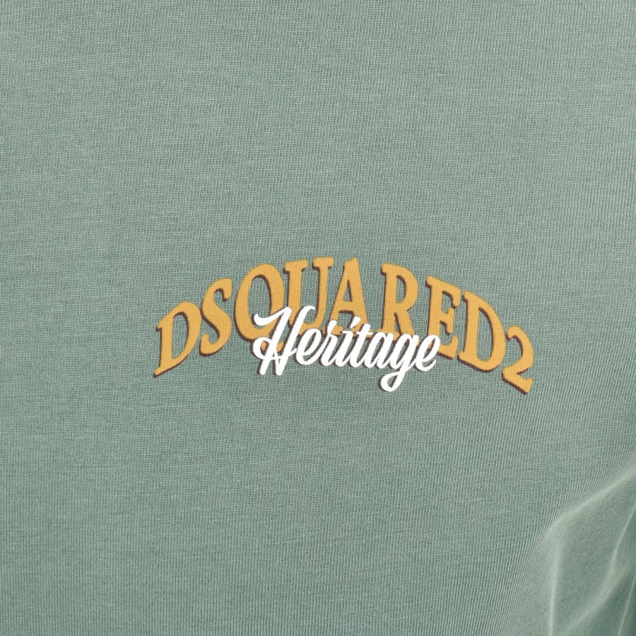Image number 3 for DSQUARED2 Cool Fit Logo T Shirt Green