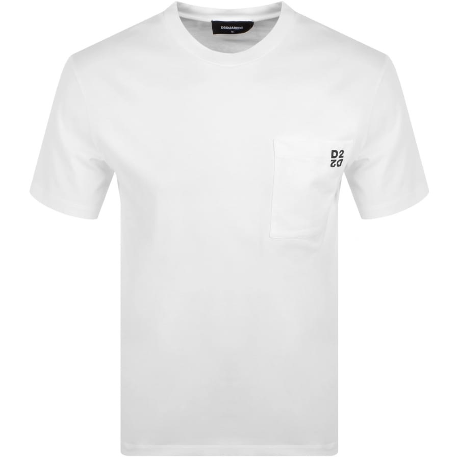 Image number 2 for DSQUARED2 Twin Pack T Shirts White