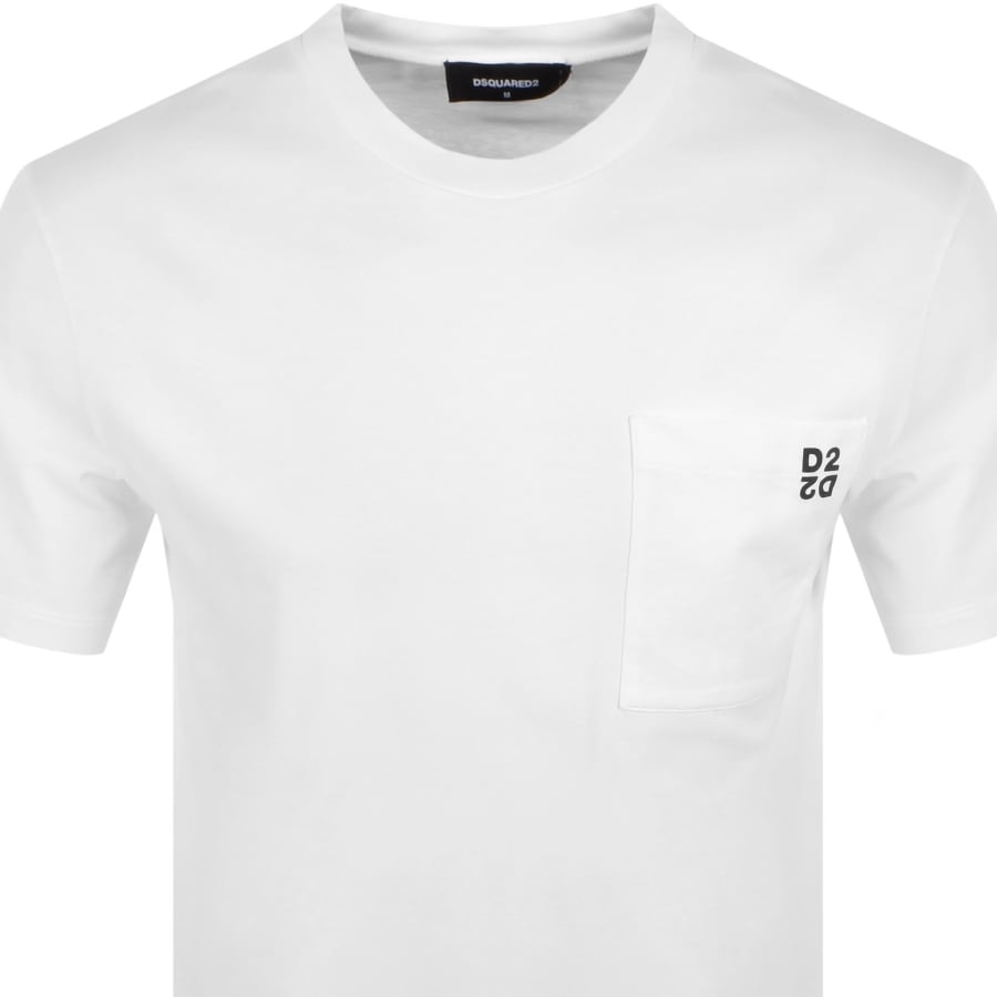 Image number 3 for DSQUARED2 Twin Pack T Shirts White