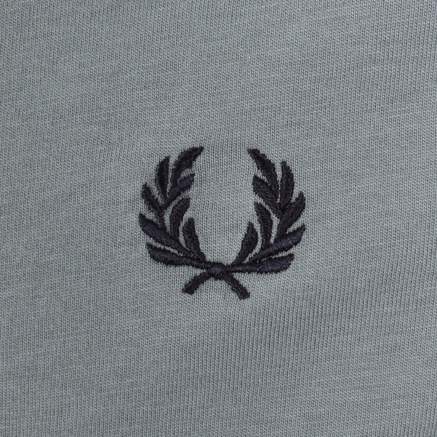 Image number 3 for Fred Perry Ringer T Shirt Stockport Blue