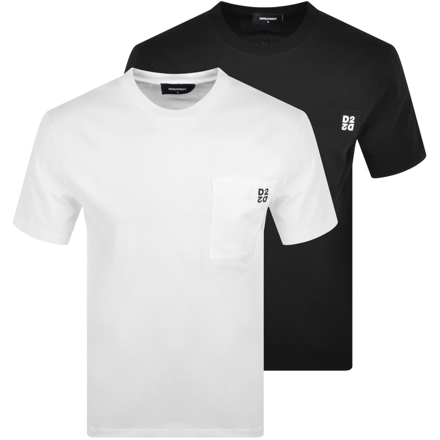 Image number 1 for DSQUARED2 Twin Pack T Shirts