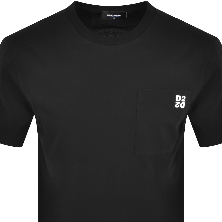 Image number 3 for DSQUARED2 Twin Pack T Shirts Black