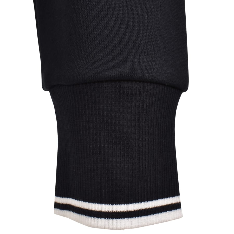 Image number 4 for Fred Perry Tipped Hoodie Navy