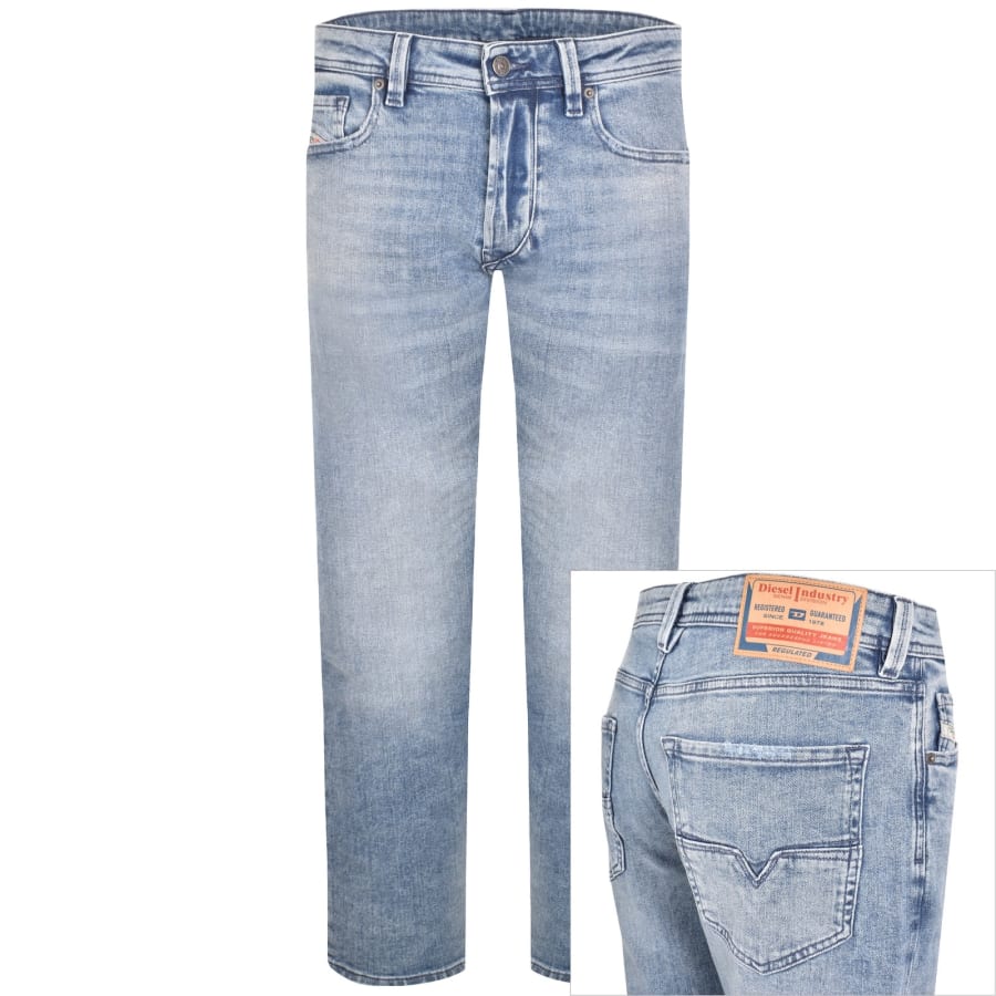 Image number 1 for Diesel 1986 Larkee Beex Tapered Fit Jeans Blue