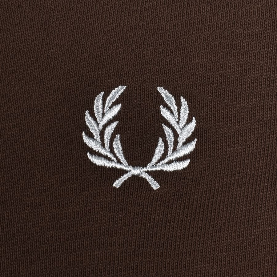 Image number 3 for Fred Perry Crew Neck Sweatshirt Tobacco Brown