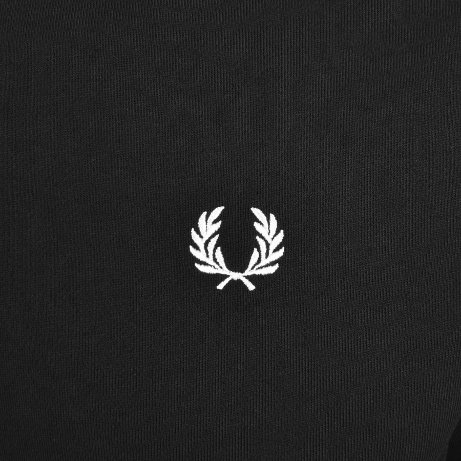 Image number 3 for Fred Perry Tipped Hoodie Black