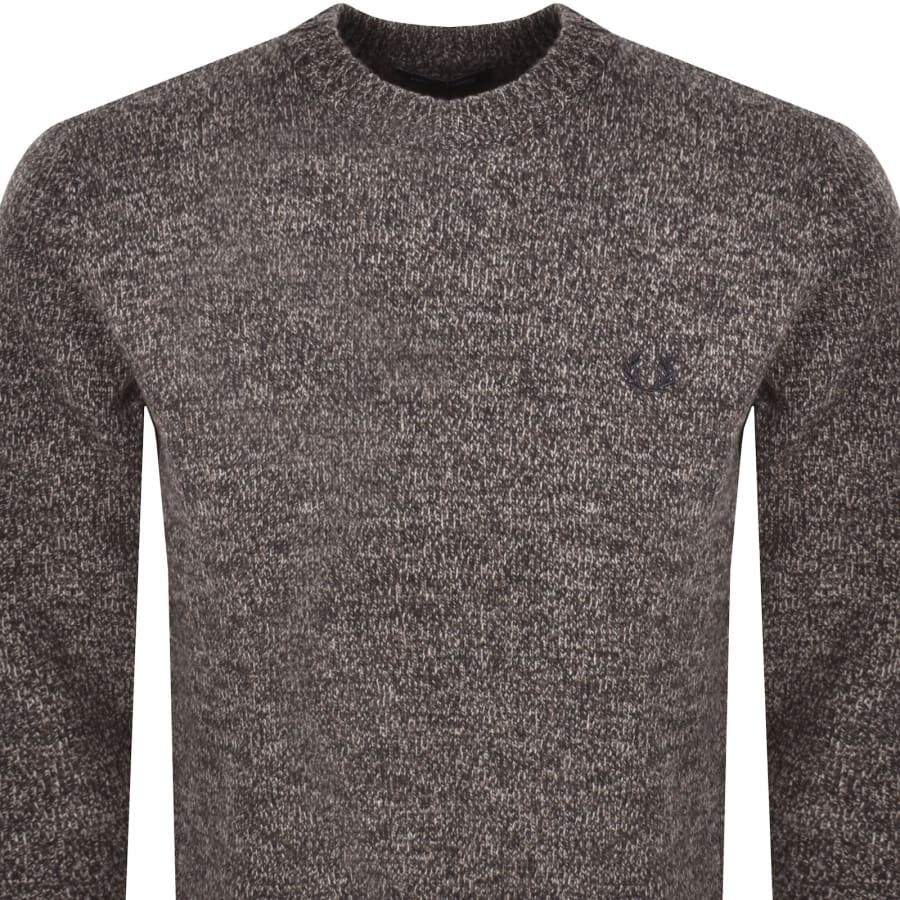 Image number 2 for Fred Perry Twisted Marl Jumper