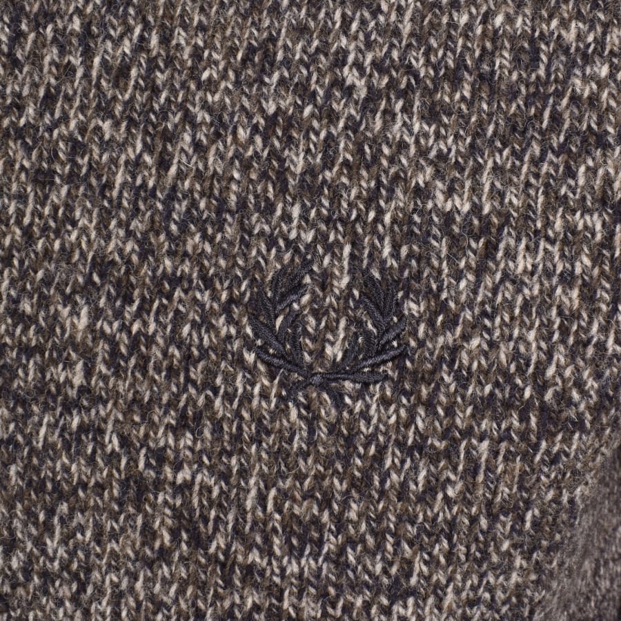 Image number 3 for Fred Perry Twisted Marl Jumper