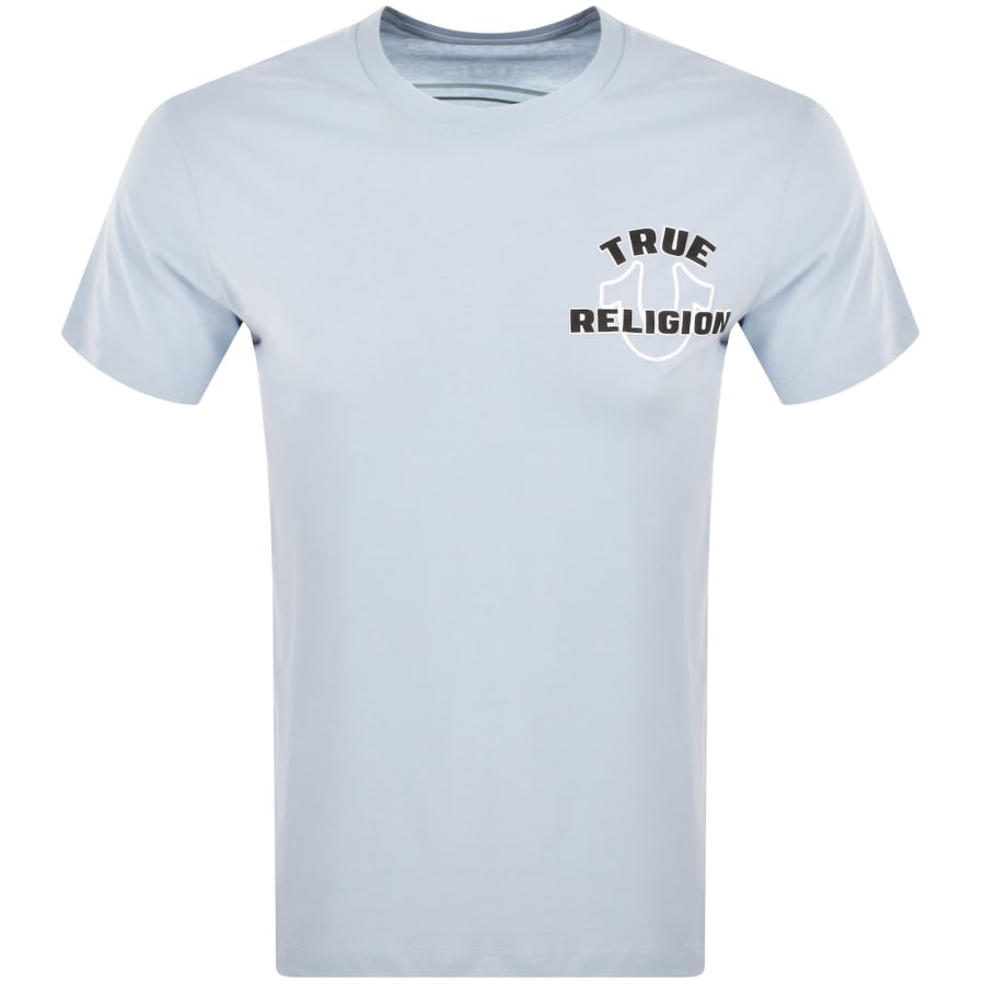Image number 2 for True Religion Horse Shoe Logo T Shirt Blue