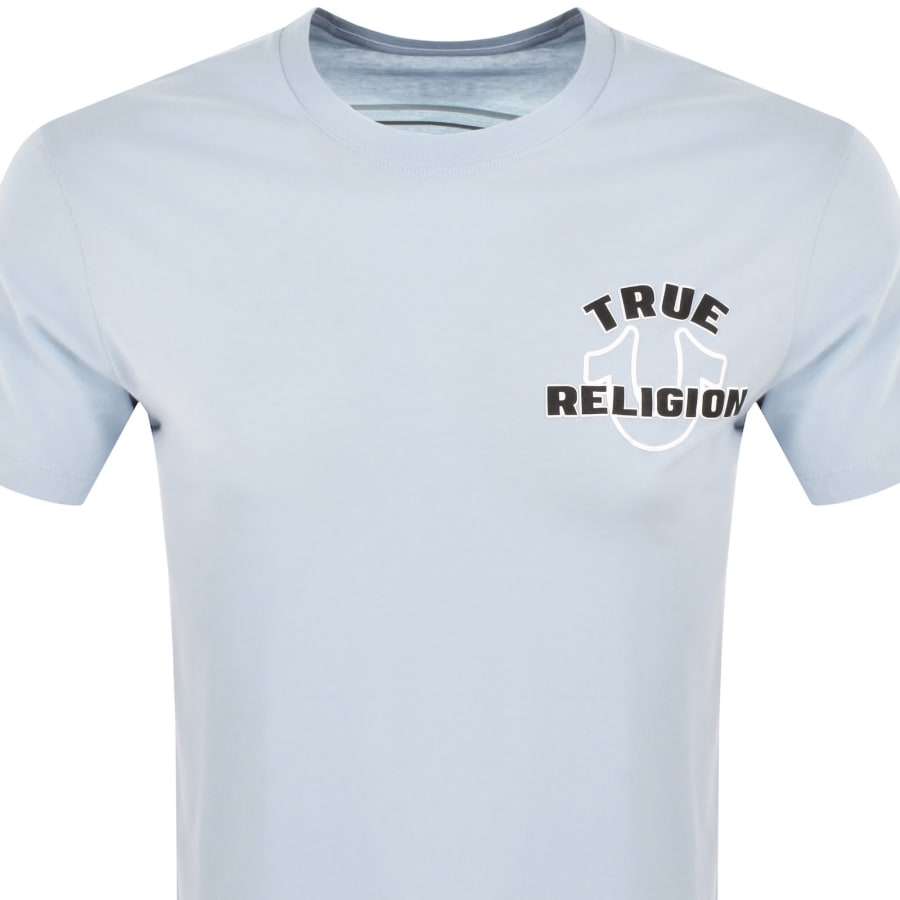 Image number 3 for True Religion Horse Shoe Logo T Shirt Blue