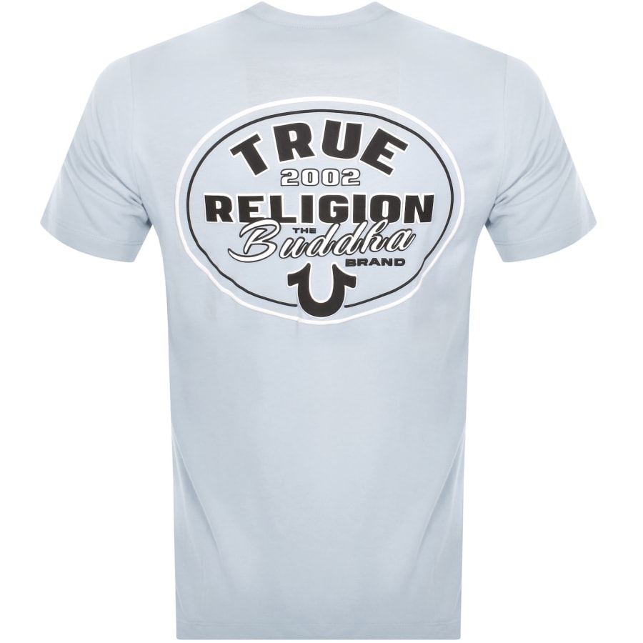 Image number 5 for True Religion Horse Shoe Logo T Shirt Blue