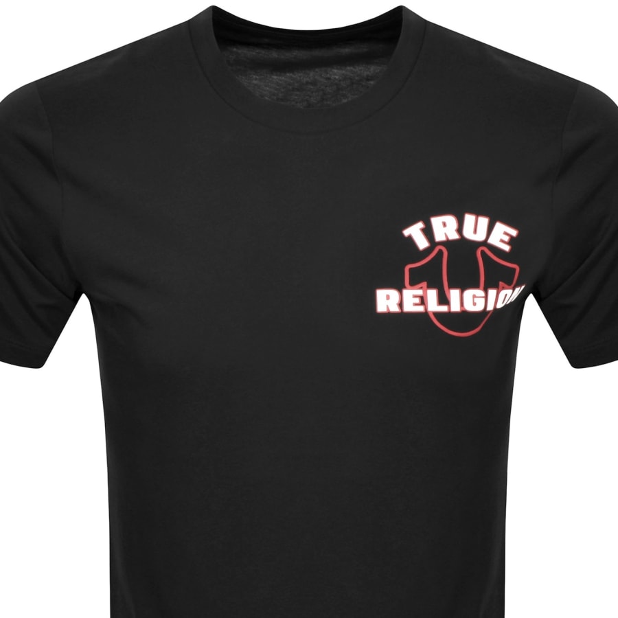 Image number 3 for True Religion Horse Shoe Logo T Shirt Black