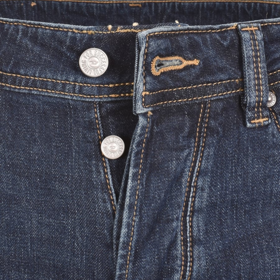 Image number 5 for Diesel Larkee Dark Wash Jeans Blue