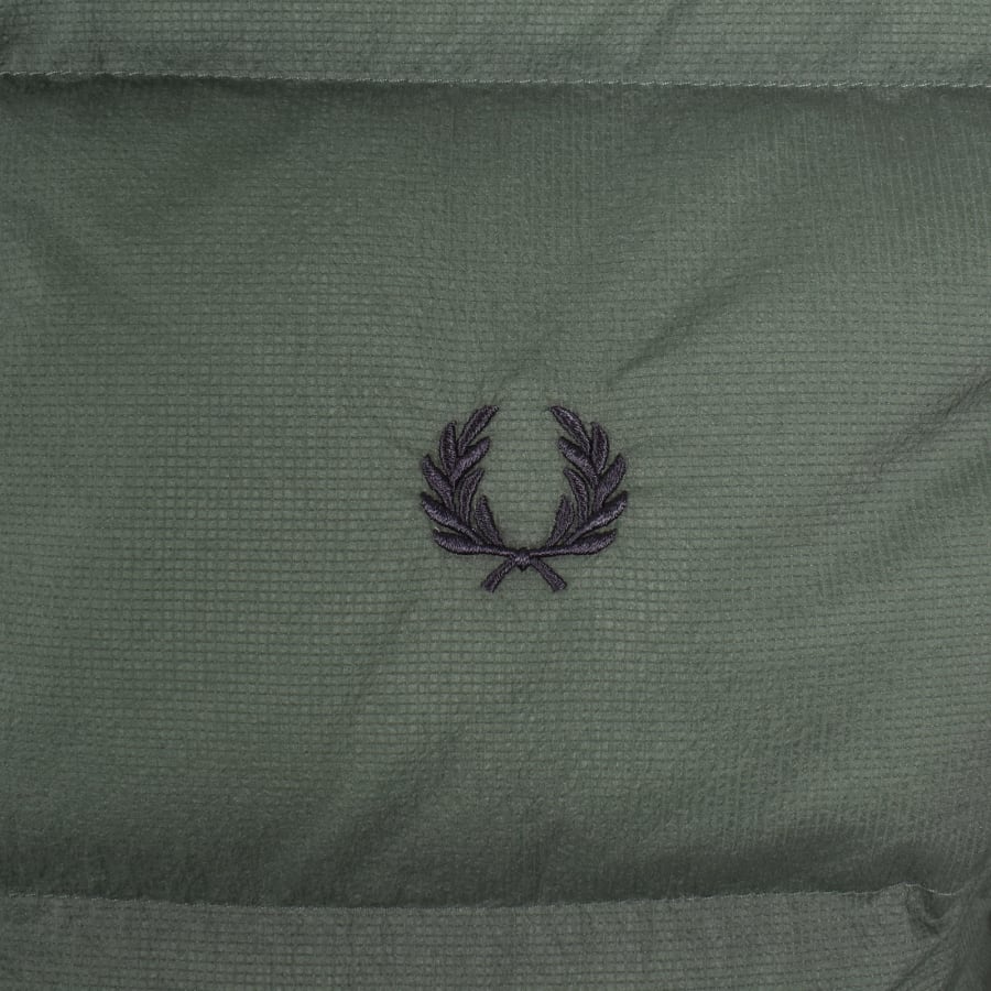 Image number 3 for Fred Perry Insulated Gilet Court Green