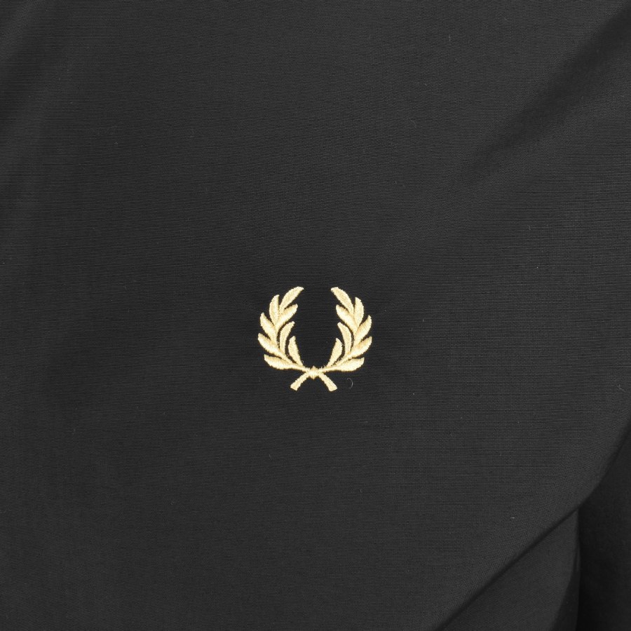 Image number 3 for Fred Perry Brentham Hooded Jacket Black