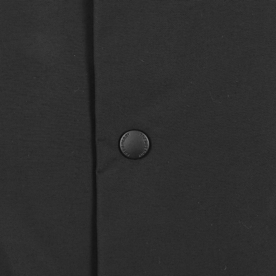 Image number 5 for Fred Perry Zip Through Padded Jacket Black